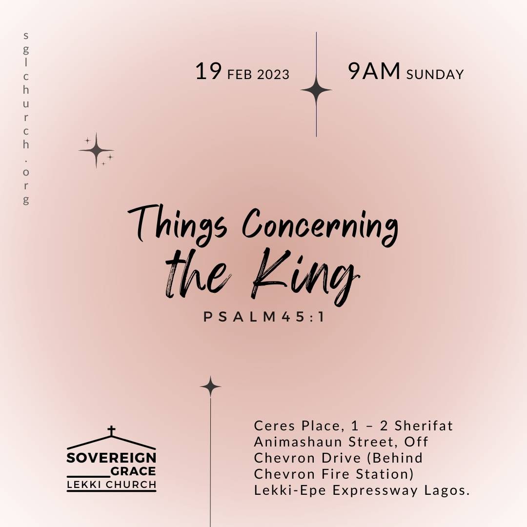 Things concerning the king