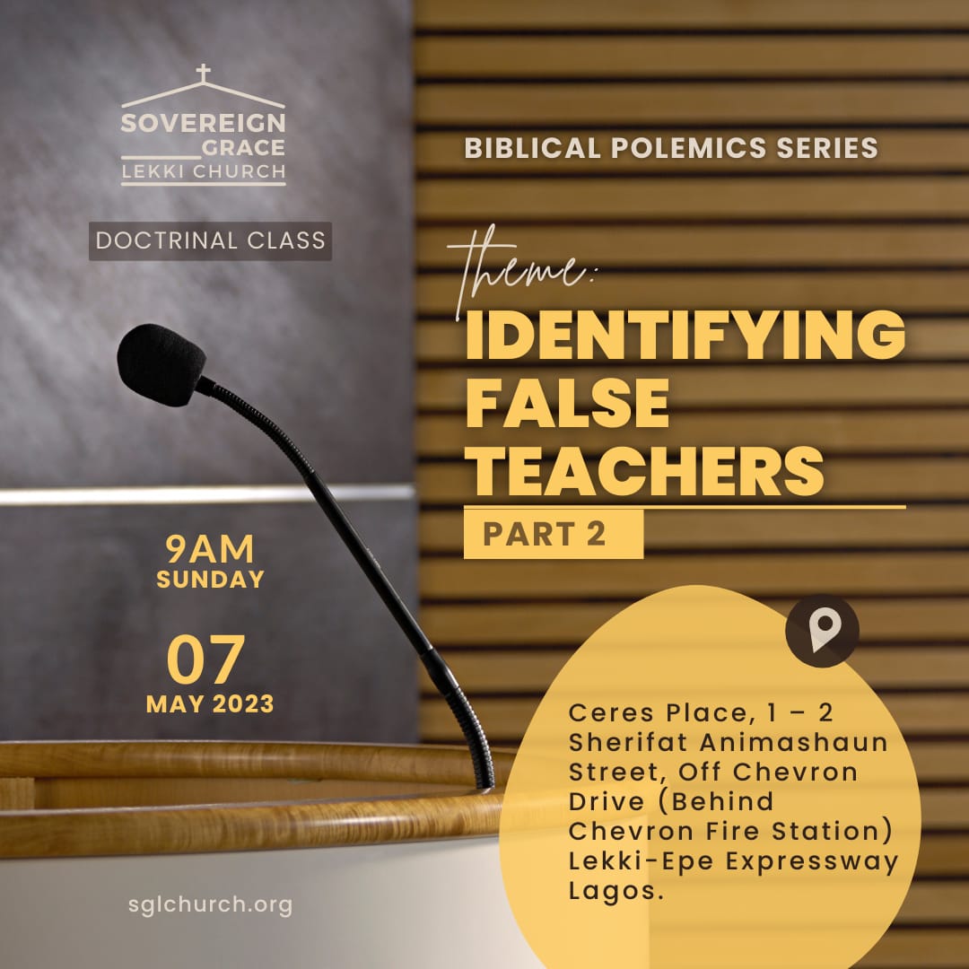 Identifying False Teachers