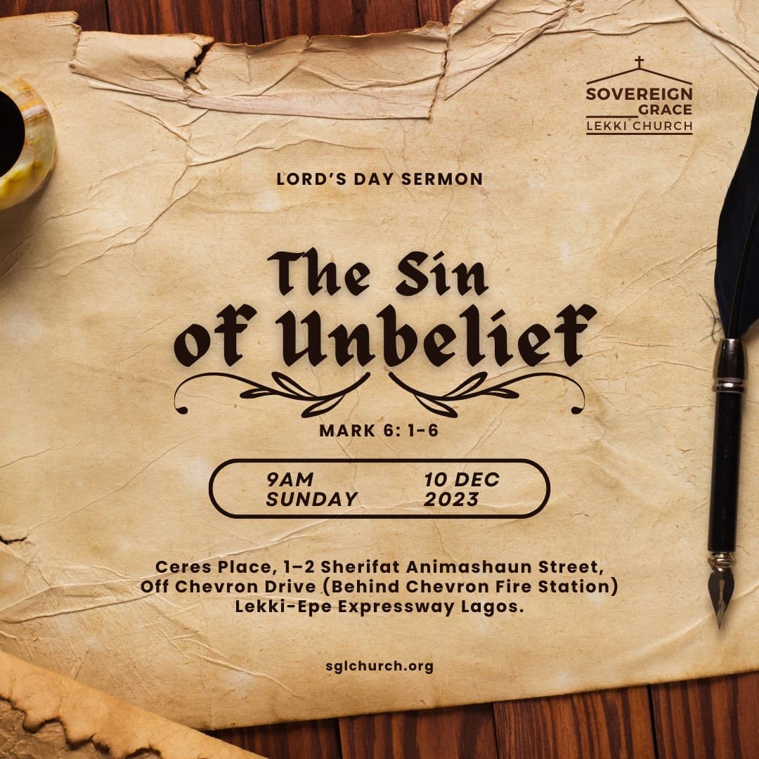 The Sin of Unbelief