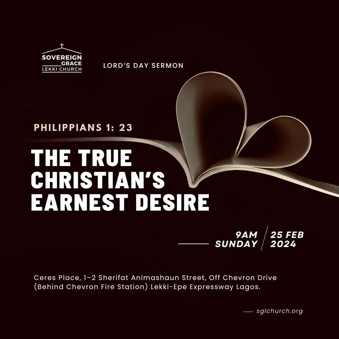 The True Christian's Earnest Desire