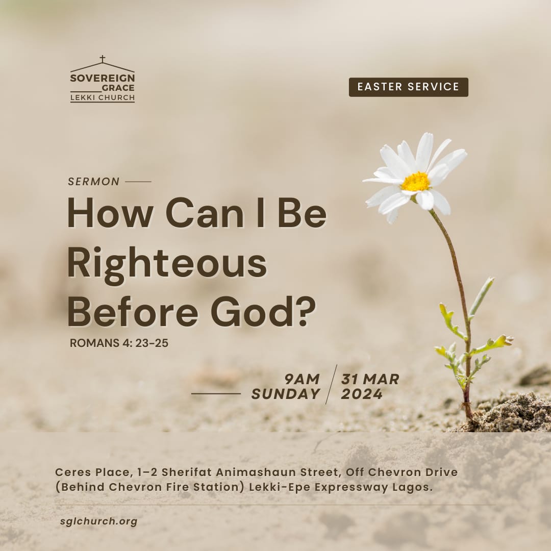 How Can I Be Righteous Before God?