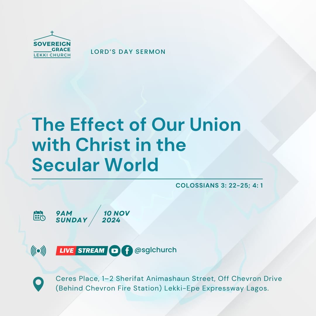 The Effect of Our Union with Christ in the Secular World