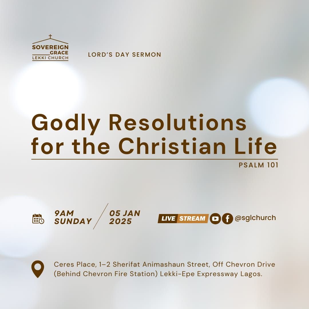 Godly Resolutions for the Christian Life